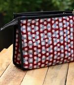 3 Compartment Cotton Batik Pouch