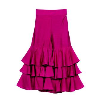 Purple Tie Dye Crop Top with Sharara 3