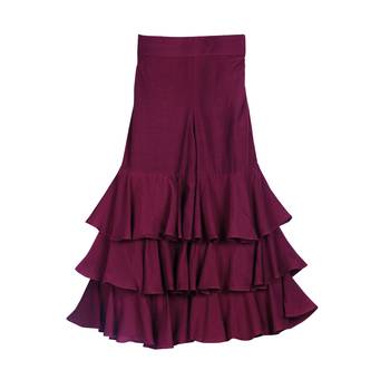 Maroon Tie Dye Crop Top with Sharara 3