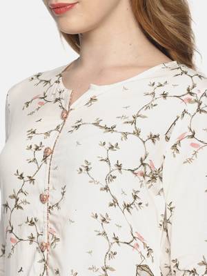 White printed rayon ethnic-kurtis 5