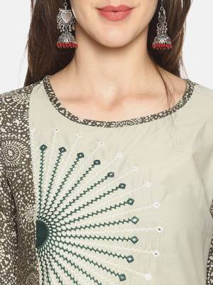 Multicolor printed rayon ethnic-kurtis 5