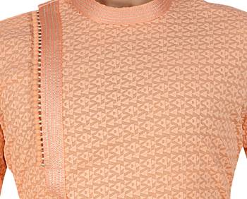 Peach Stylish Embroidery Kurta Set 2