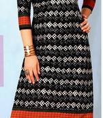 Black Rayon Long Kurtis