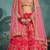 Meghalya Art Silk Thread Embroidered Hot Pink Bridal Lehenga Choli