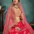 Meghalya Art Silk Thread Embroidered Hot Pink Bridal Lehenga Choli