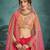 Meghalya Art Silk Thread Embroidered Hot Pink Bridal Lehenga Choli