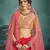 Meghalya Art Silk Thread Embroidered Hot Pink Bridal Lehenga Choli