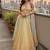  Yellow Dolo Silk With Heavy Fusing Thread Zari And Sequins Embroidered Indian Wedding Lehenga Dress Designs