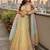  Yellow Dolo Silk With Heavy Fusing Thread Zari And Sequins Embroidered Indian Wedding Lehenga Dress Designs
