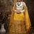 Mustard Coding, Thread, Zari & Sequins Embroidered Thai Silk Semi-stitched Lehenga Choli