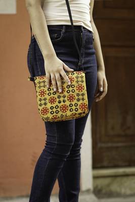 3 Compartment Cotton Batik Sling 2