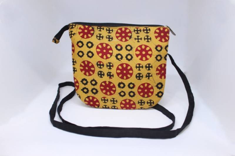 3 Compartment Cotton Batik Sling