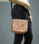 3 Compartment Cotton Batik Sling