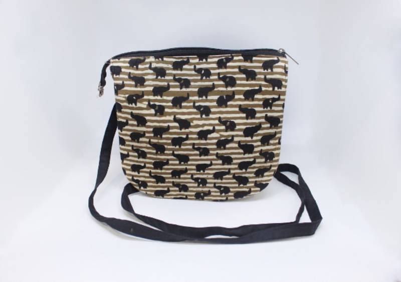 3 Compartment Cotton Batik Sling