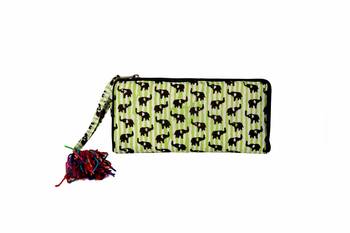 Cotton Batik Zip Wallet 4