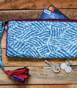 Cotton Batik Zip Wallet