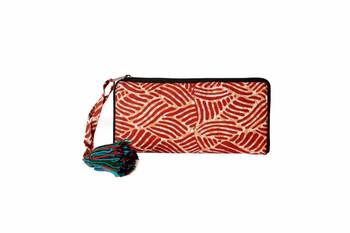 Cotton Batik Zip Wallet 2