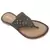 Trends & Trades Womens Hand-Woven Genuine Tan & Gold Leather Flats