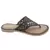 Trends & Trades Womens Hand-Woven Genuine Tan & Gold Leather Flats