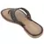 Trends & Trades Womens Hand-Woven Genuine Tan & Gold Leather Flats