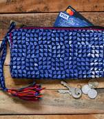 Cotton Batik Zip Wallet