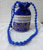 Rajasthani Traditional Gota Patti Velvet Potli