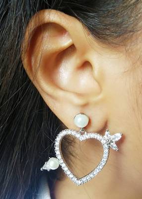 Silver earrings 1