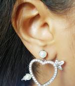 Silver earrings