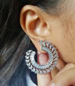 Silver earrings