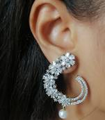 Silver earrings