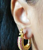Gold earrings