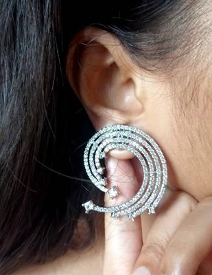 Silver earrings 1