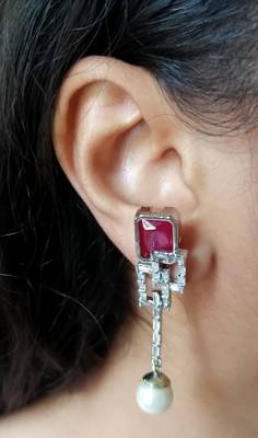 Silver earrings 1