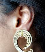Gold earrings
