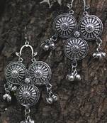 German Silver Oxidized Earrings