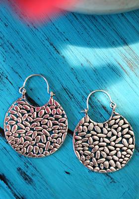 German Silver Tribal Earring 2