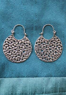 German Silver Tribal Earring 3