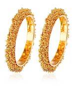 Gold plated Pearl bangles