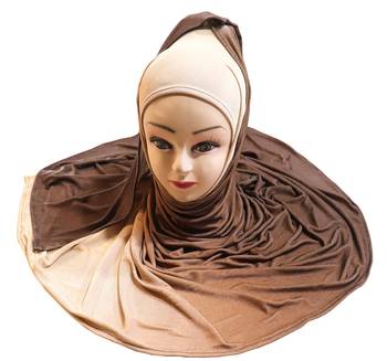 Justkartit Women'S Casual Wear 2 Shade Jersey Stretchable Material Scarf Hijab Dupatta (Pack Of 4) 5