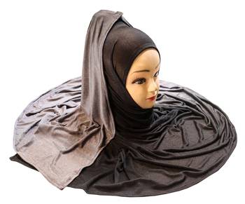 Justkartit Women'S 2 Shade Jersey Stretchable Material Daily Wear Hijab Scarf Dupatta (Pack Of 4) 5