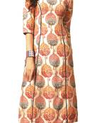 Multicolor Rayon Long Kurtis