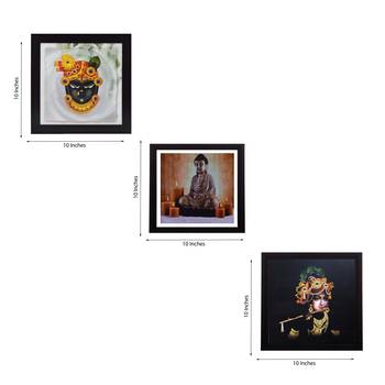 Set of 3 Satin Matt Textured Art Painting 2