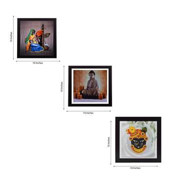 Set of 3 Satin Matt Textured Art Painting 3