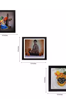 Set of 3 Satin Matt Textured Art Painting