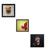 Set of 3 Satin Matt Textured Art Painting