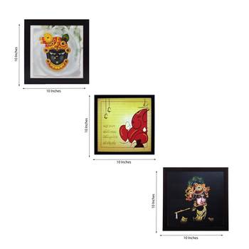 Set of 3 Satin Matt Textured Art Painting 2