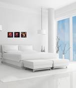 Set of 3 Religious Satin Matt Textured UV Art Painting