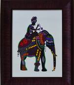 Elephant Theme Satin Matt Texture UV Art Painting