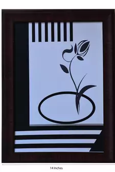 Floral Theme Satin Matt Texture UV Art Painting