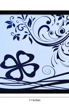 Floral Theme Satin Matt Texture UV Art Painting